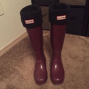 Hunter rain boots